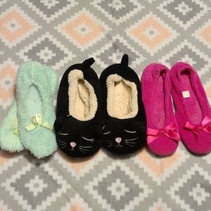 womens slippers size 3
